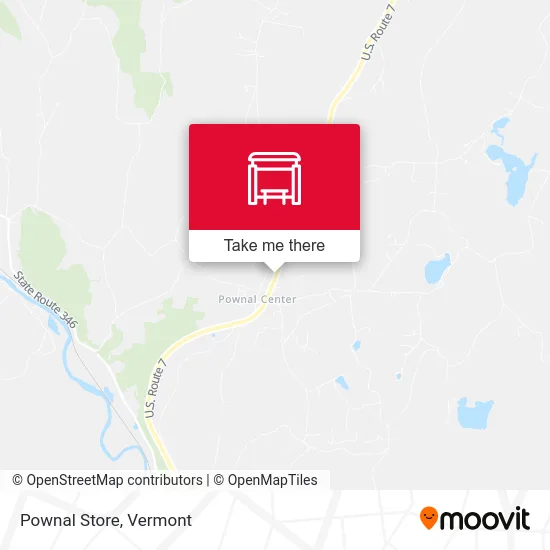 Pownal Store map