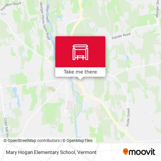 Mary Hogan Elementary School map