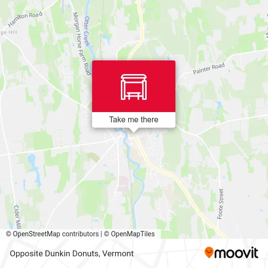 Opposite Dunkin Donuts map