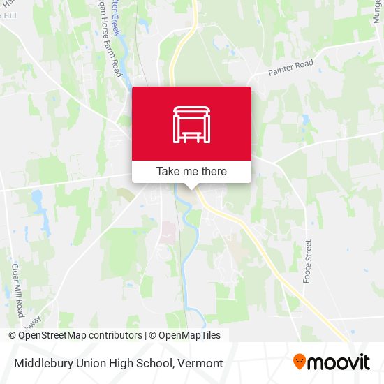 Middlebury Union High School map