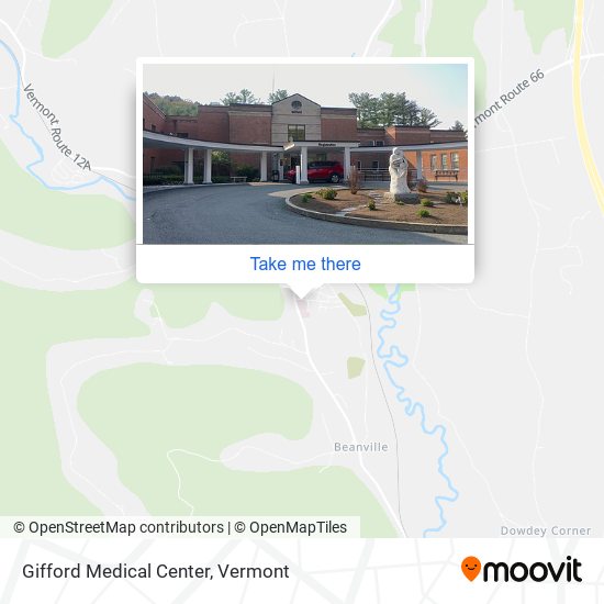 Mapa de Gifford Medical Center