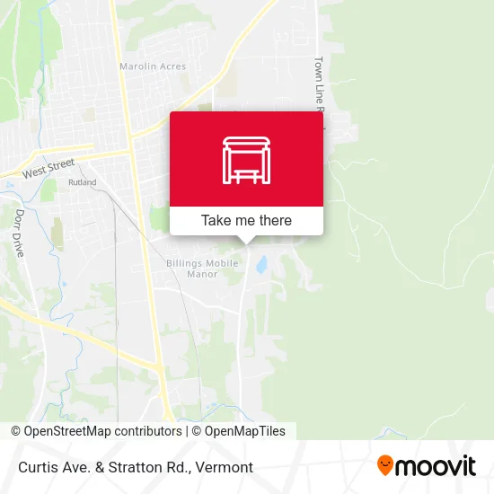 Curtis Ave. & Stratton Rd. map
