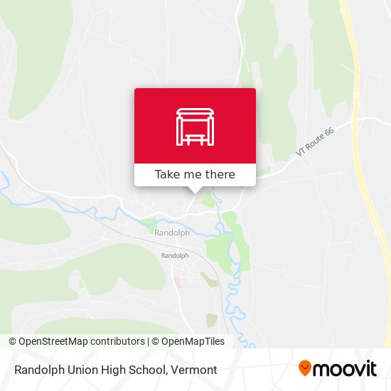 Randolph Union High School map