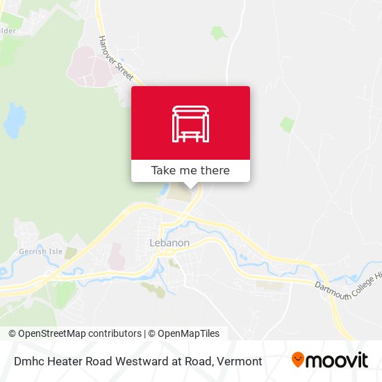 Mapa de Dmhc Heater Road  Westward at Road