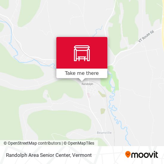 Randolph Area Senior Center map