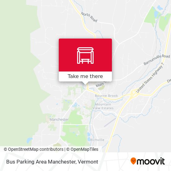 Mapa de Bus Parking Area Manchester