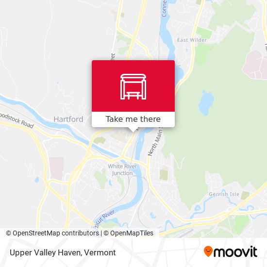 Upper Valley Haven map