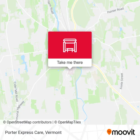 Porter Express Care map