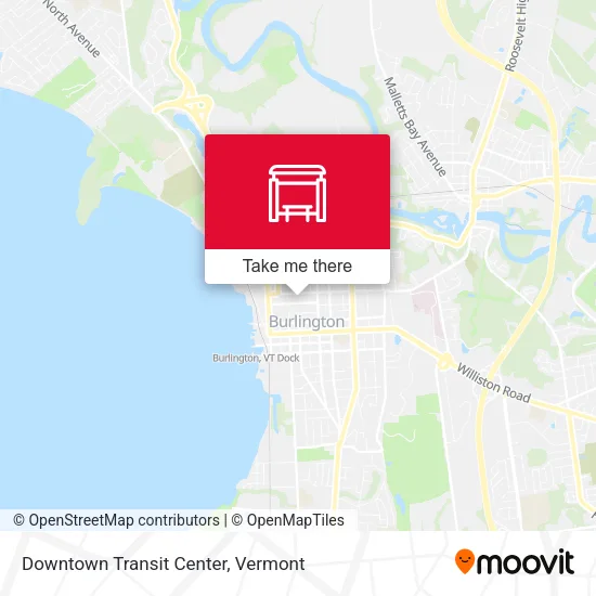 Downtown Transit Center map