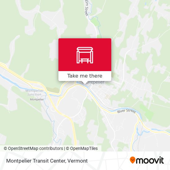 Mapa de Montpelier Transit Center