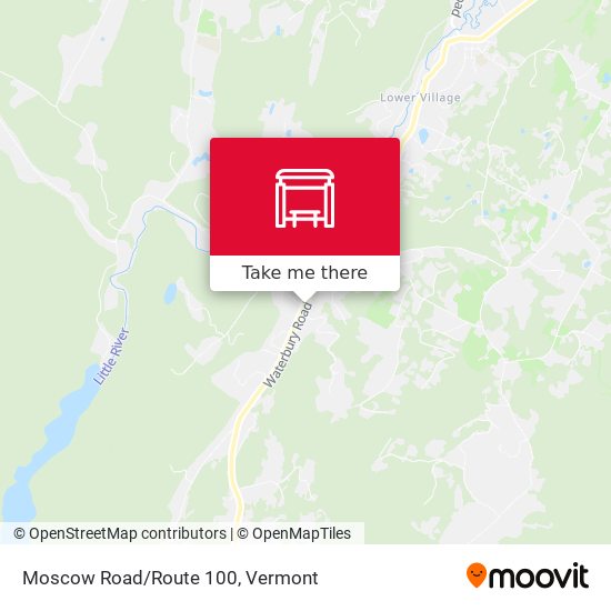 Moscow Road/Route 100 map