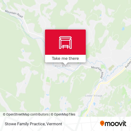 Mapa de Stowe Family Practice