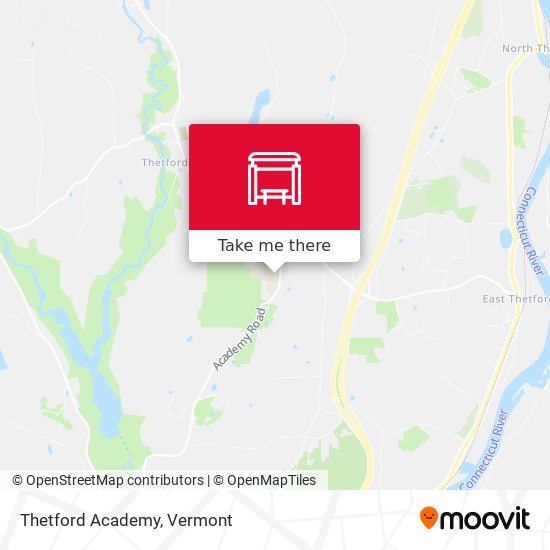 Mapa de Thetford Academy