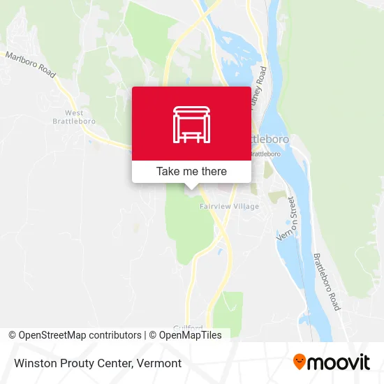 Winston Prouty Center map