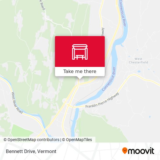 Bennett Drive map