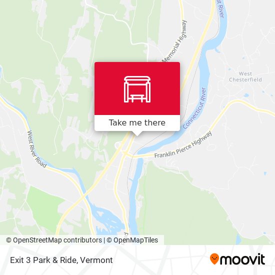 Mapa de Exit 3 Park & Ride