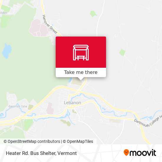 Mapa de Heater Rd. Bus Shelter