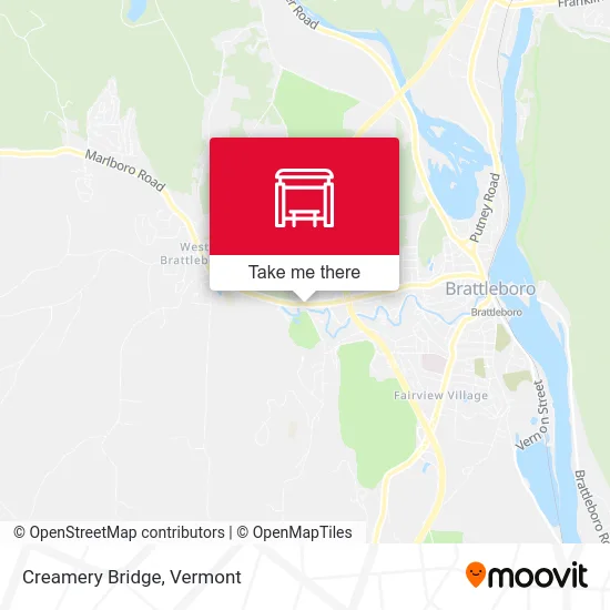 Creamery Bridge map