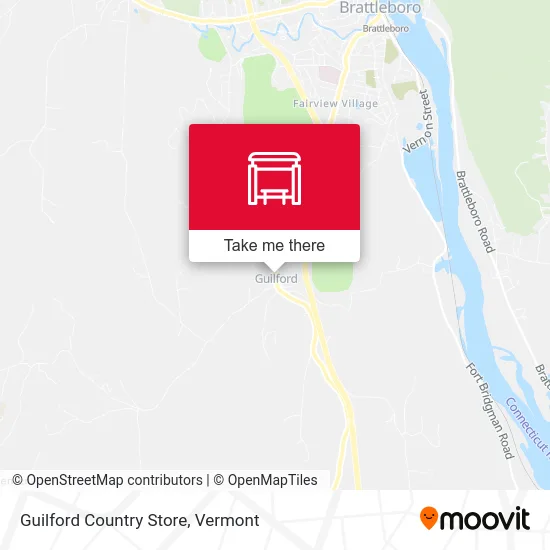 Guilford Country Store map