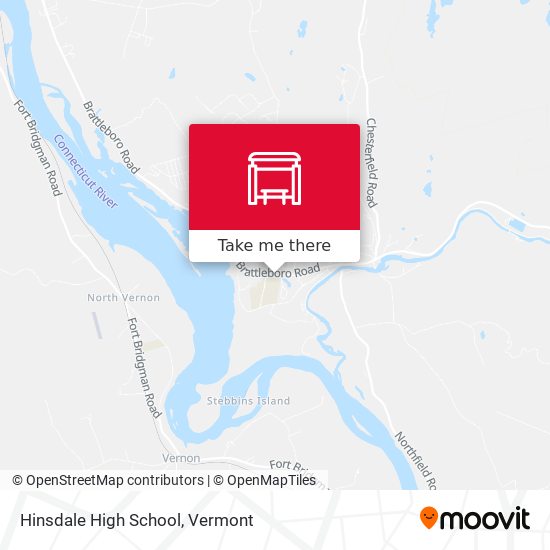 Mapa de Hinsdale High School