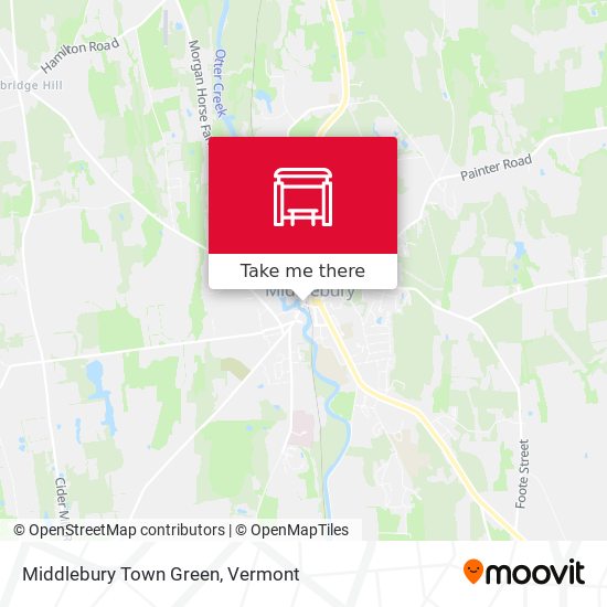 Mapa de Middlebury Town Green