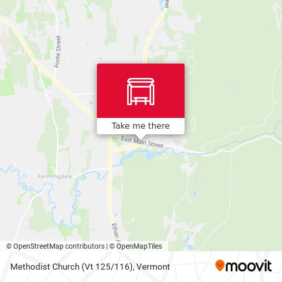 Mapa de Methodist Church (Vt 125/116)