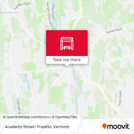 Academy Street/ Franklin map