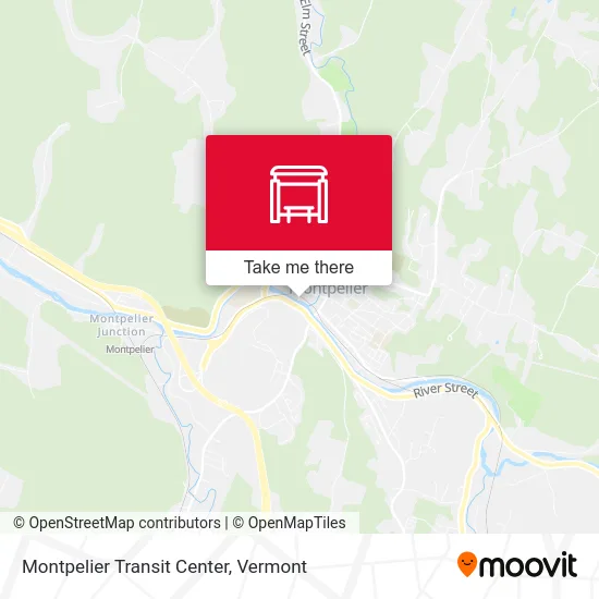 Montpelier Transit Center map