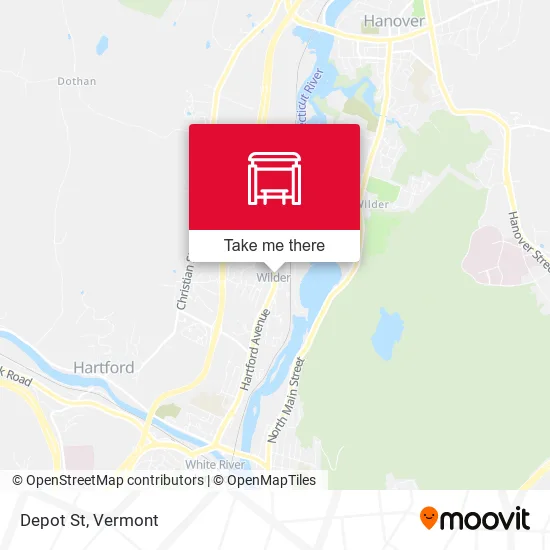 Depot St map