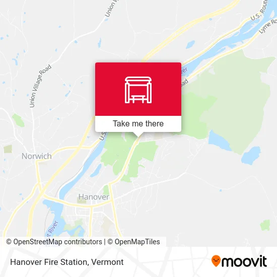 Hanover Fire Station map