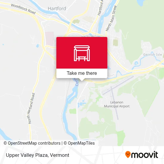 Upper Valley Plaza map