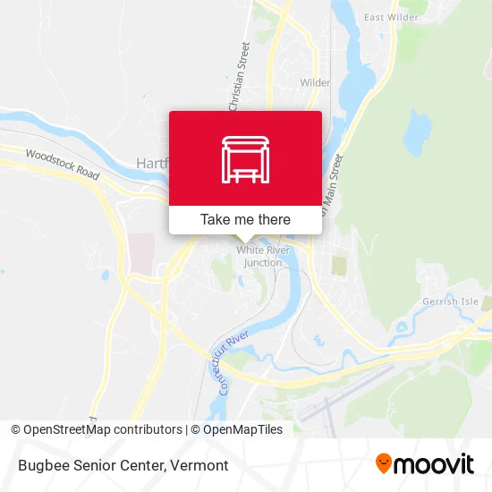 Bugbee Senior Center map