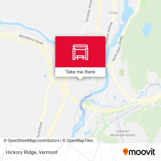 Hickory Ridge map