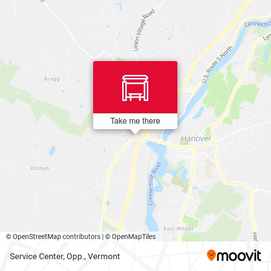 Service Center, Opp. map