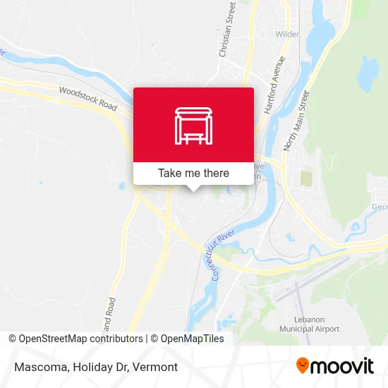 Mascoma, Holiday Dr map