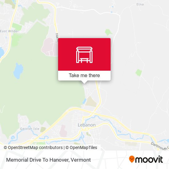 Memorial Drive To Hanover map