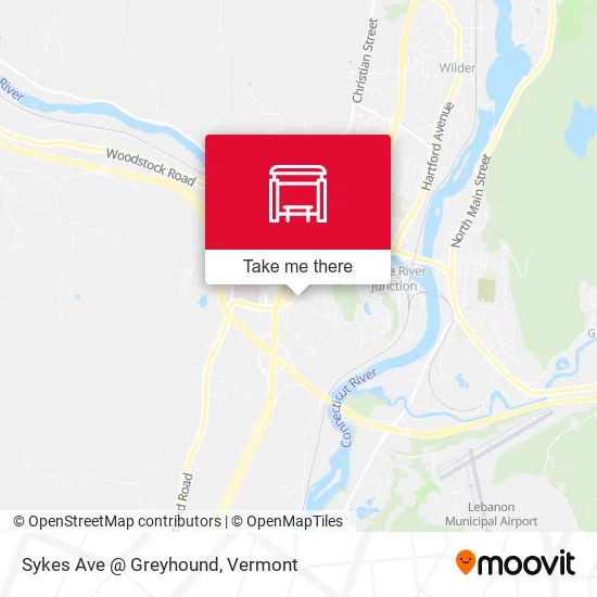 Sykes Ave @ Greyhound map