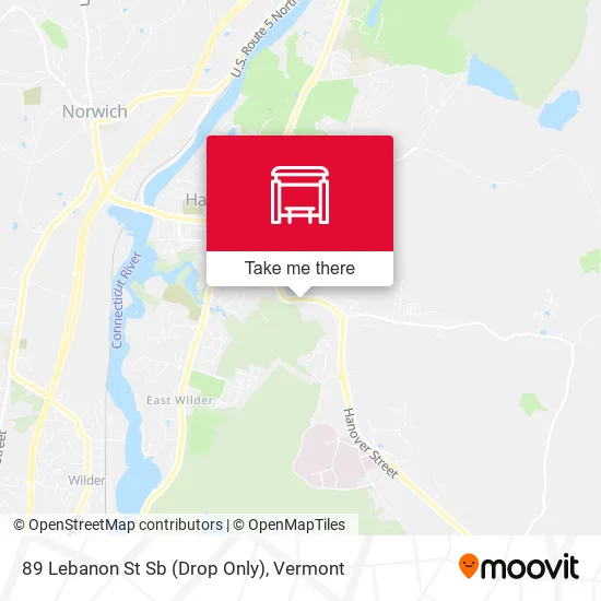 Mapa de 89 Lebanon St Sb (Drop Only)