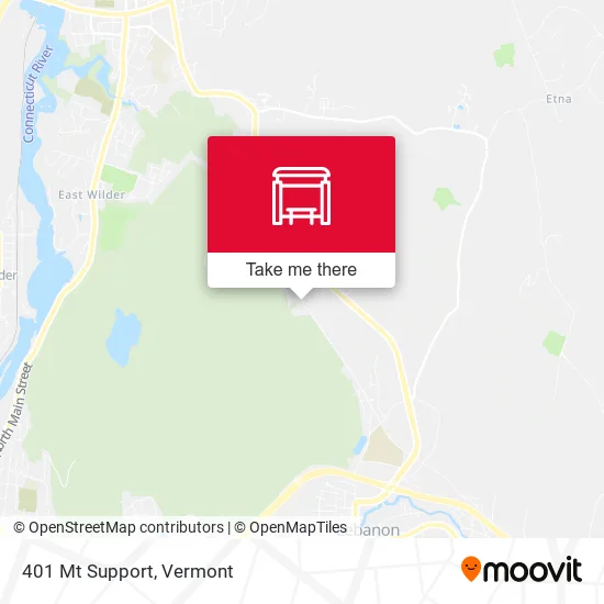 Mapa de 401 Mt Support