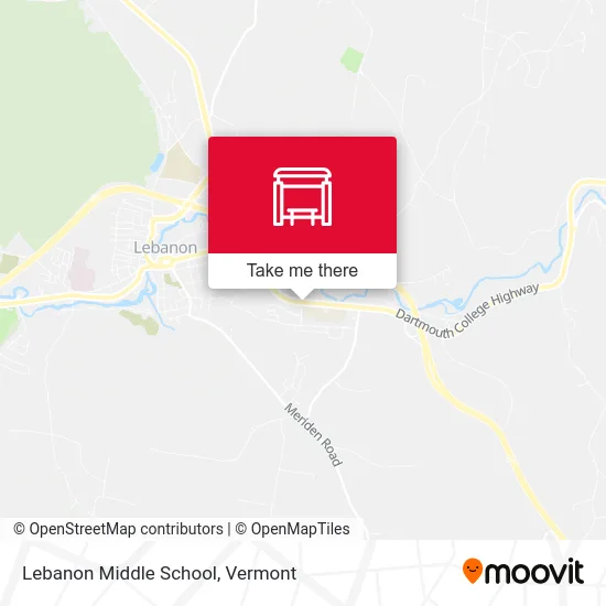 Lebanon Middle School map