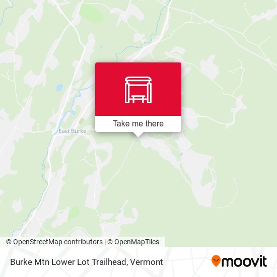 Mapa de Burke Mtn Lower Lot Trailhead