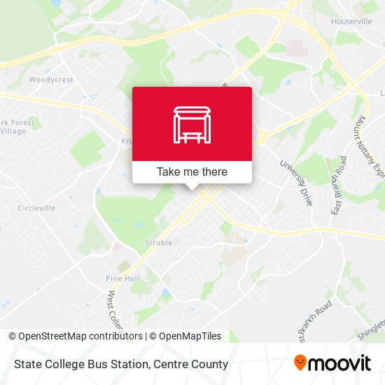 State College Bus Station map