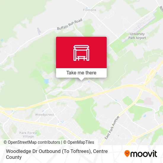 Woodledge Dr Outbound (To Toftrees) map