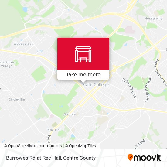 Burrowes Rd at Rec Hall map