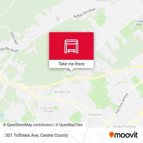 301 Toftrees Ave map