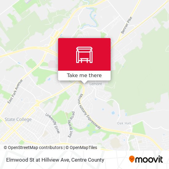 Mapa de Elmwood St at Hillview Ave