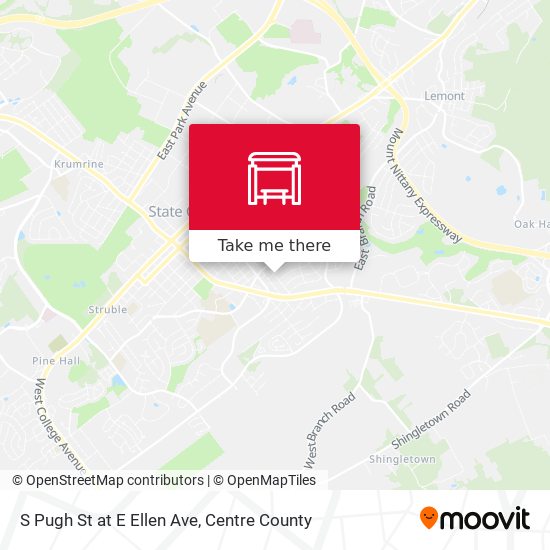 S Pugh St at E Ellen Ave map