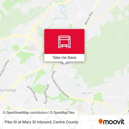 Pike St at Mary St Inbound map