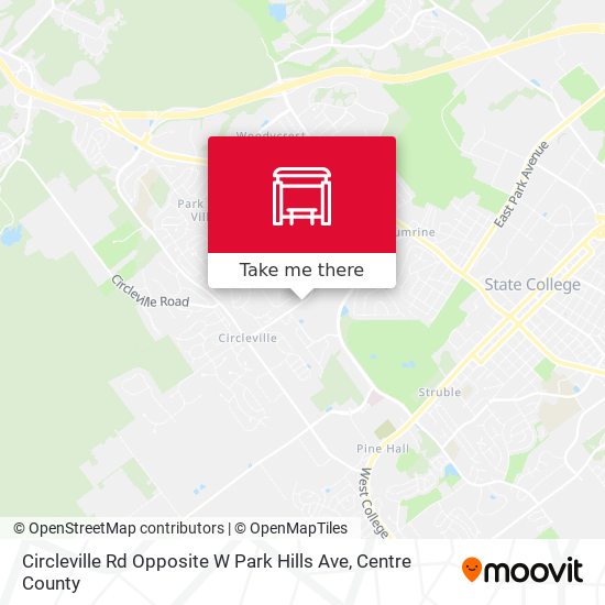 Circleville Rd Opposite W Park Hills Ave map