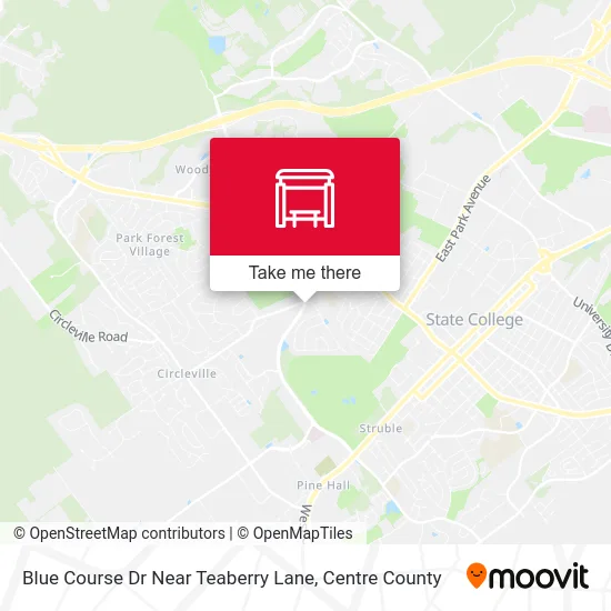 Blue Course Dr Near Teaberry Lane map